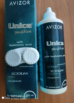 Розчин для лінз Avizor Unica Sensetive 350 ml.