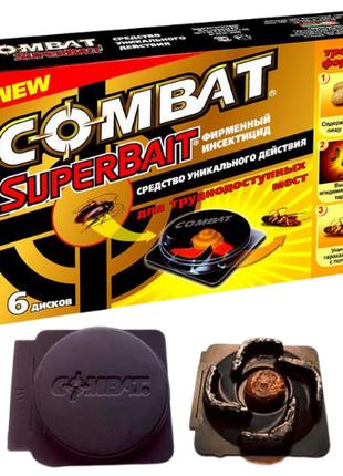 Ловушка инсектицид для тараканов Henkel Combat SuperBait 6 дисков
