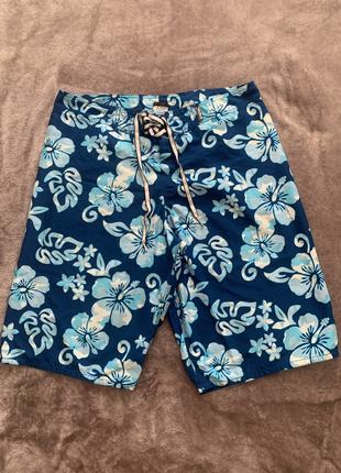 Яркие пляжные шорты плавки Saltrock с цветочным принтом размер L