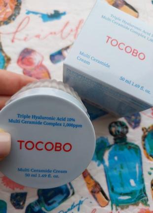 Питательный и восстанавливающий крем с керамидами tocobo multi...