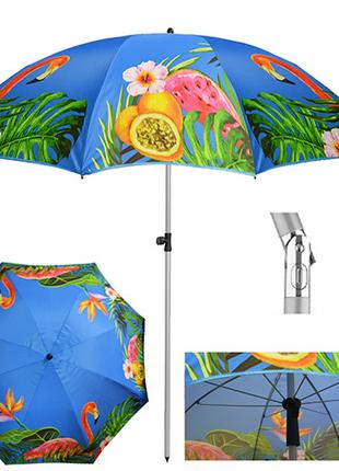 Зонт пляжный "Фламинго" d2м наклон MH-3371-6 (10шт)
