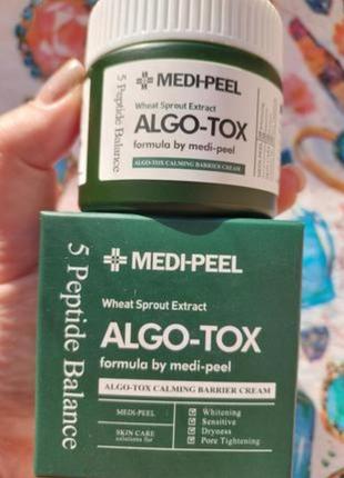 Успокаивающий защитный крем для лица medi-peel algo-tox calmin...