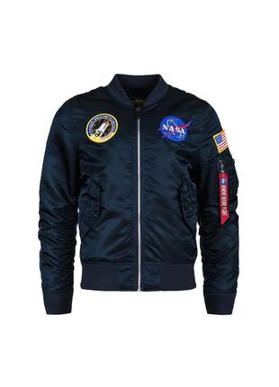 Ветровка L-2B NASA Flight Jacket Alpha Industries (синяя)