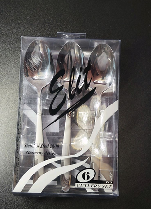 Столова ложка Elit в упаковці 6 шт серія Elegant срібло
