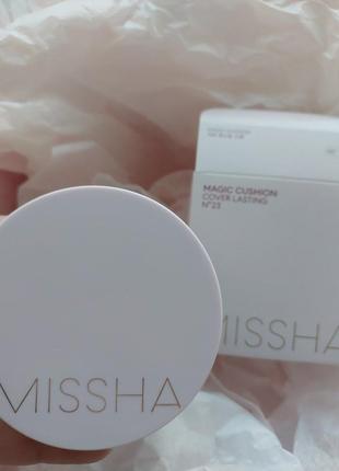 Кушон missha magic cushion cover lasting spf50+/pa+++ 21 тон