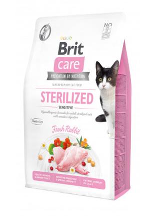 Сухой корм для кошек Brit Care Cat GF Sterilized Sensitive 2 к...