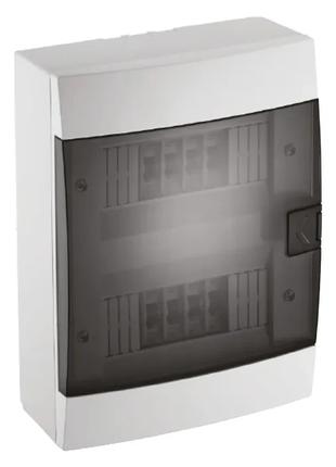 Щиток наружный под 16 автоматов / выключателей (ІР40, белый)
