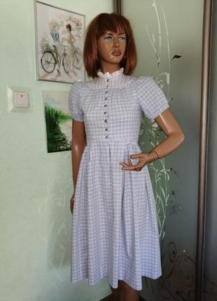 Винтажное хлопковое платье pekomo австрия