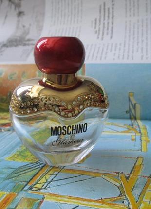 Пустой флакон от парфюма moschino glamour