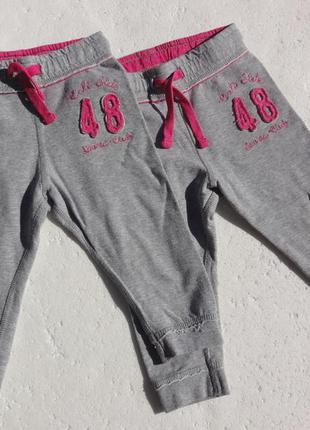 H&m. l.o.g.g. спортивные штаны 80 размер на 9 -12 месяцев дево...