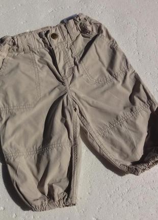H&m. l.o.g.g. тонкие штаны на трикотажной подкладке. 74 размер