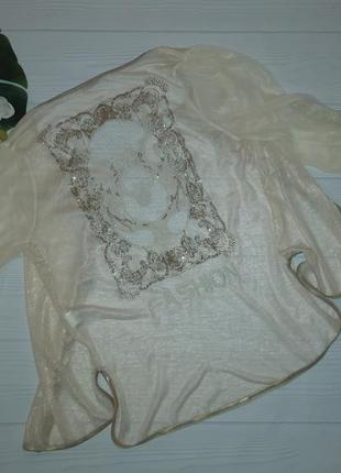 Красивая блузка- рубашка р.48