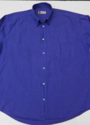Giardoni. итальянская фиолетовая рубашка с длинными рукавами и...