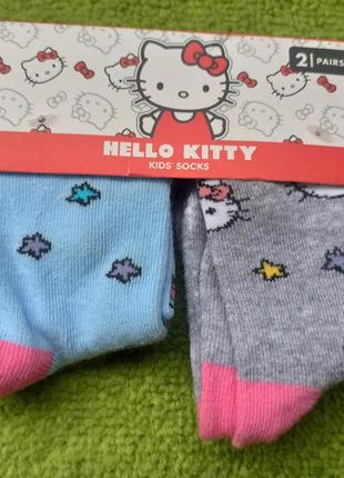 Носки длинные для девочки hello kitty