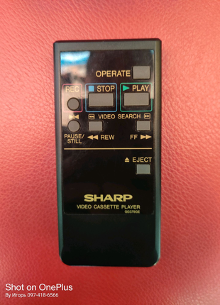 Пульт для видеомагнитофона Sharp G0379GE