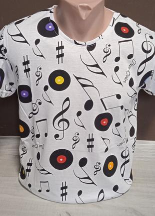 Подростковая футболка для мальчика Турция Музыка на11-18 лет б...