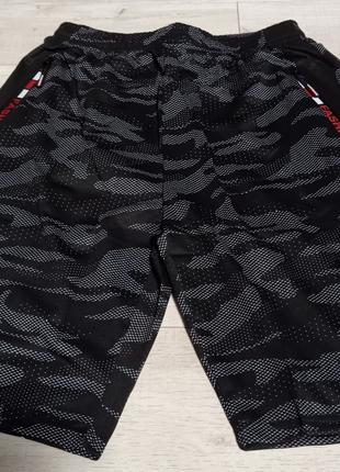 Мужские шорты трикотажные Камуфляж 50-60 размеры черные