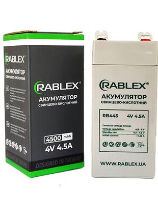 Акумулятор Rablex 4V/4.5 Ah свинцево-кислотний