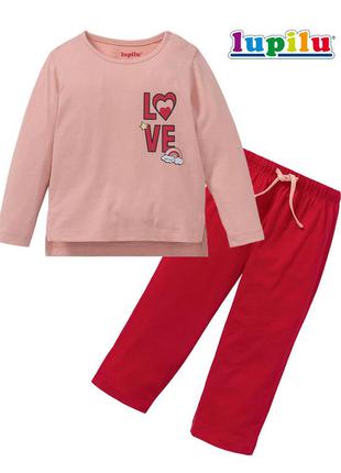 Lupilu. пижама, комплект для девочки 110 - 116 размер