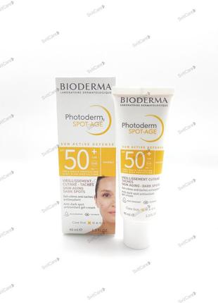 Bioderma photoderm spot-age spf 50+ гель-крем