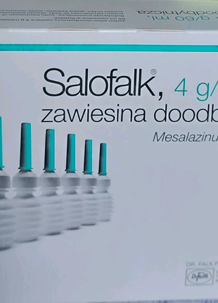 Salofalk Салофальк клізми 7 шт 4г/60 мл препарати з Європи