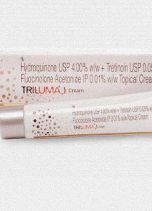 Крем Triluma Трилума Гидрохинон 4%+Третиноин 0,05%+флуоцинолон...
