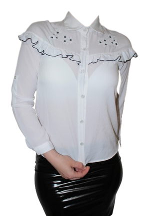 Блуза блузка рубашка miss bella длинным коротким рукавом наряд...