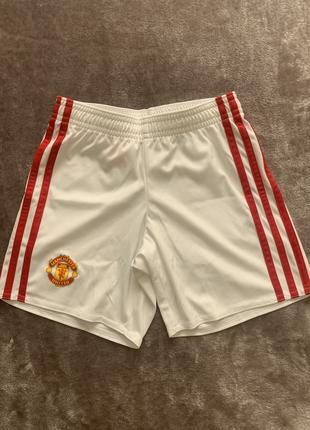 Белые шорты Adidas Manchester United, 5-6лет, рост 116-120см
