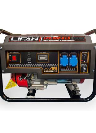 Бензиновий генератор 2,8 кВт LIFAN LF2.8GF-6 ручний стартер