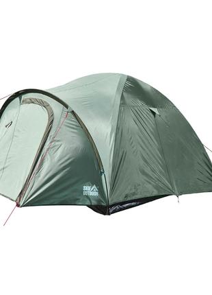 Палатка Skif Outdoor Tendra, 210x180 cm (3-х местная), ц:green