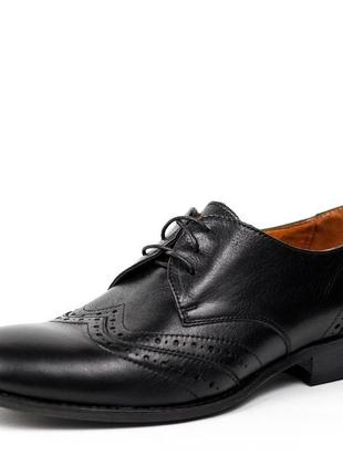 Туфли броги черные 40 - 44 размер