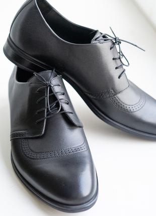 Стильная черная обувь туфли 39 - 45 размер