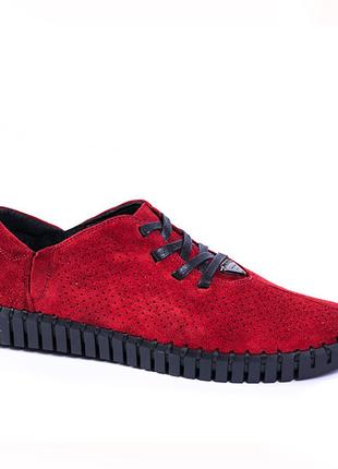 Мокасины Prime Shoes красные 41 - 45 размер