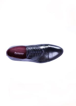Темно-синие мужские туфли Sensor 41 размер