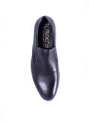 Туфли черные на резинке Ікос 40 размер (на стопу 26,5 см)
