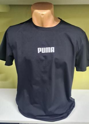 Футболка puma , чоловіча футболка пума чорна, чорна футболка, ...