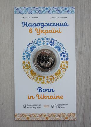 2023 Монета НБУ Народжений в Україні