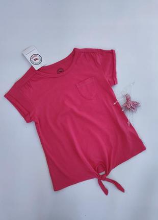 Розовая футболка с завязками la compagnie des petits 110 см,  ...
