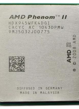 Процессор AMD Phenom II X4 945 3.00GHz/6M/4GT/s (HDX945WFK4DGI...