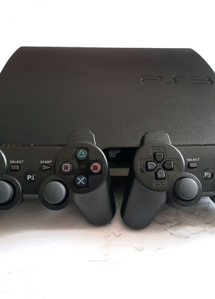 Playstation 3 Slim на 320 Гб (+30 ігор) Два джойстика, Гарантія