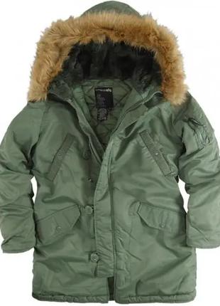 Зимова жіноча куртка аляска Darla Alpha Industries (оливкова)