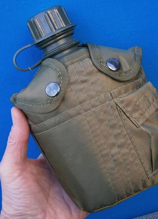 Фляга армійська US Army bottle 1 л пластикова в чохлі чешський...