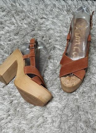 Босоножки/сабо sam edelman нат.замша р.38; 38,5.