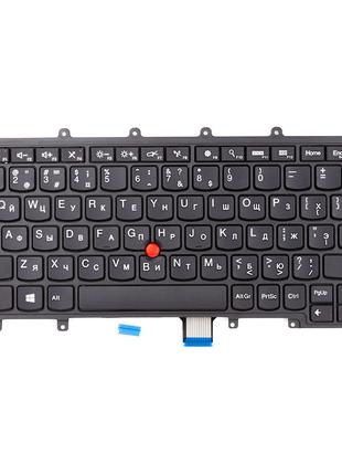 Клавіатура для ноутбука LENOVO Thinkpad X230s, X240 чорний, чо...