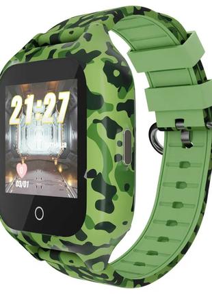 Детские GPS часы с видеозвонком MYOX MX-72GRW (4G) водонепроницае