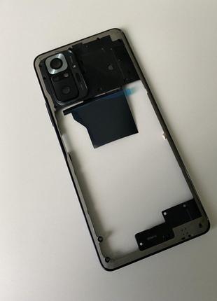 Рамка со стеклом камеры Xiaomi Redmi Note 10 Pro, цвет - Фиоле...