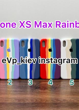 Чохол IPhone XS Max Rainbow чехол ХС Макс айфон
