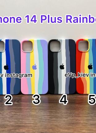 Чохол IPhone 14+ 15 Plus Rainbow чехол 14 Плюс айфон