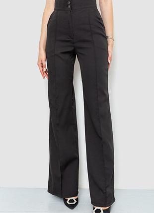 Штани жіночі вільного крою колір чорний розмір S FA_007483