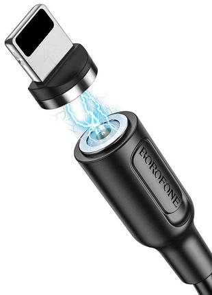 Дата кабель Borofone BX41 Amiable USB to Lightning (1m) (Черны...